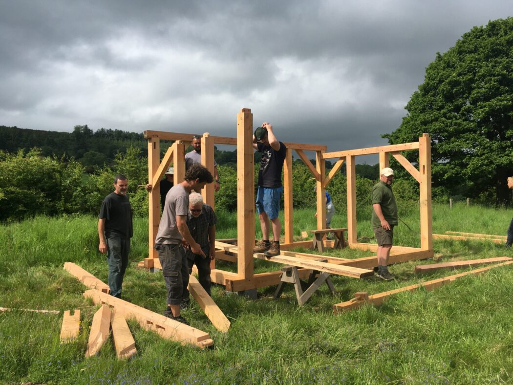 Timber frame building (March 2026)