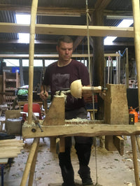 Bowl turning on a pole-lathe (June 2025)